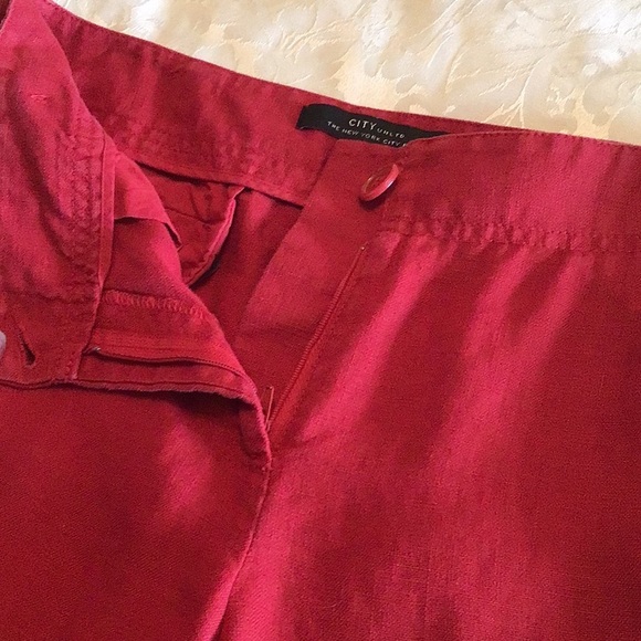 CITY Unltd. Linen Wide Leg Cropped  Pants - Picture 6 of 9